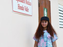 local nurse at the hondo valle medical clinic built by goldquest